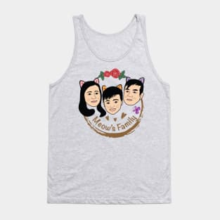 Cats Meow Family color Tank Top